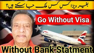 Visa Free Country For Pakistani Passport  Visa On Arrival  Visa Free [upl. by Ccasi591]