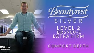 Beautyrest Silver Level 2 BRS900C Extra Firm Mattress Comfort Depth 1 [upl. by Leagiba]