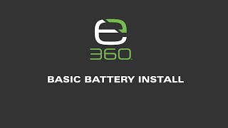 Basic Battery Install [upl. by Eicnahc]