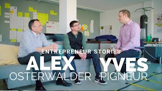 Entrepreneur stories  Alexander Osterwalder amp Yves Pigneur créateurs du Business Model Canvas [upl. by Ilwain787]