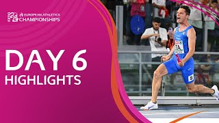 Day Six Highlights  European Athletics Championships  Roma 2024 [upl. by Lorrad447]