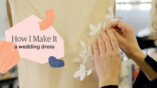 How to Make a Wedding Dress from Start to Finish  How I Make It  Etsy [upl. by Zandt]