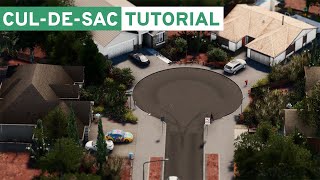 How to Make a Realistic CulDeSac in Cities Skylines [upl. by Conti307]