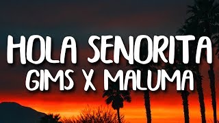 Maluma Maitre Gims  Hola Senorita LetraLyrics [upl. by Ahtibat]