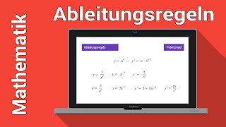 Ableitungsregeln  Kettenregel Produktregel Quotientenregel Potenzregel mit Wurzel  Mathenachhilfe [upl. by Vena321]