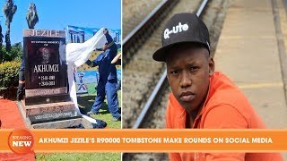 AKHUMZI JEZILES R90000 TOMBSTONE MAKE ROUNDS ON SOCIAL MEDIA [upl. by Strohbehn]