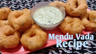 Mendu Vada RecipeHow to make mendu VadaHUMAIRAS COOKING PASSION [upl. by Anahsar]