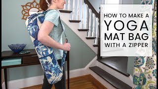 How to Make a Yoga Mat Bag [upl. by Chema]