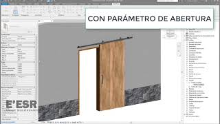 Puerta Corrediza en Revit [upl. by Moyer]