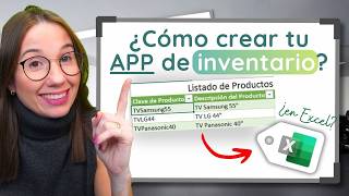 Crear APP de Gestión de Inventario en EXCEL control de existencias stock mínimo DESCARGA Archivo [upl. by Ecyor908]