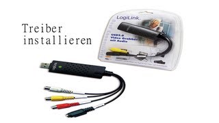 Tutorial  LogiLink USB 20 Video und Audio Grabber Treiber installieren auch für Windows 8 [upl. by Nedearb996]