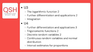 QCE Mathematical Methods  Unit 3 and 4 Masterclass  Darcy Franklin [upl. by Aleil]