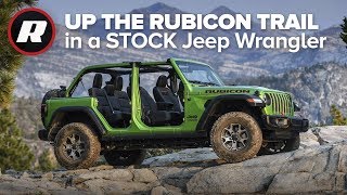 Driving a stock Jeep Wrangler up the Rubicon Trail [upl. by Havens448]