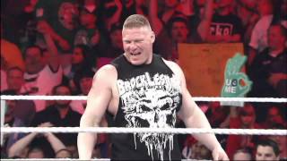 A special look at the rivalry between John Cena and Brock Lesnar Raw Aug 4 2014 [upl. by Nivrae]