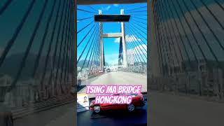 TRAVELLING IN TSING MA BRIDGE HONGKONG [upl. by Brandise]