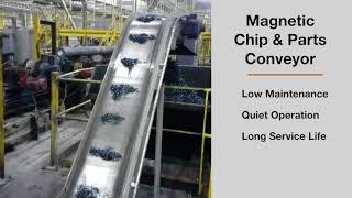 Eriez Magnetic Chip and Parts Conveyors [upl. by Nylzzaj]