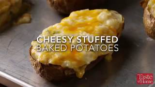 Cheesy Stuffed Baked Potatoes [upl. by Adamsun]