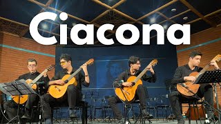 Ciacona  SLWeiss Guitar Quartet [upl. by Ballman]