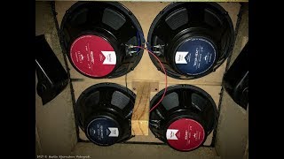 Eminence Speaker Upgrade  Sound samples [upl. by Erdnassak]