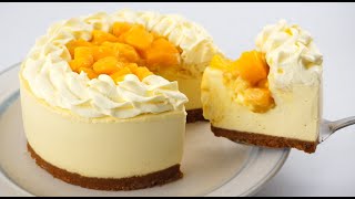 No Bake Mango Cheesecake [upl. by Euhsoj]