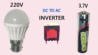 How to make 3v DC to 220v AC mini inverter [upl. by Raasch391]