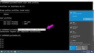 Connect WiFi with command  Windows 1087  NETVN [upl. by Wilser]