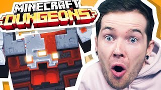 Reacting to NEW Minecraft DUNGEONS Gameplay [upl. by Adneram]