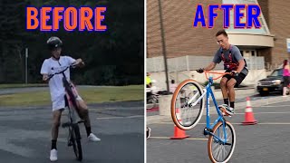 Tyler Bushey 1 year wheelie progression [upl. by Enida]