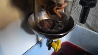 Cleaning a Diesel Fuel Filter [upl. by Yelac592]