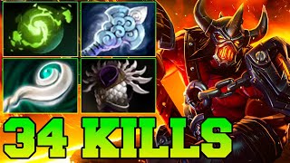 34 Kills Monster Axe Offlane  Axe Dota 2 Offlane Carry 737 Pro Build Guide Gameplay [upl. by Hairam993]