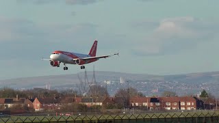 BOUNCY easyJet before GO AROUND at 35mins [upl. by Nirehtak]