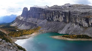 Rockbound Lake and Castle Mountain Larch Hike Banff [upl. by Ahcurb267]