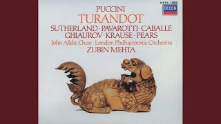 Puccini Turandot Act I Non piangere Liù – Ah Per lultima volta [upl. by Arodnap]