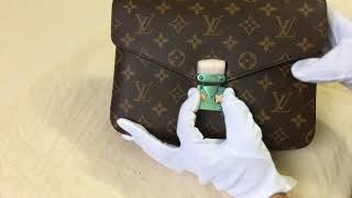 how to open and close pochette metis louis vuitton bag  luxuryep [upl. by Ecineg698]