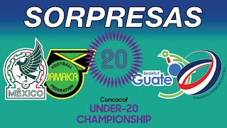 MÉXICO GUATEMALA R DOMINICANA Y JAMAICA A LOS CUARTOS EN EL SUB20 DE CONCACAF [upl. by Atilrac111]