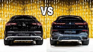 2020 Mercedes GLE Coupe vs 2020 BMW X6 [upl. by Aldon740]