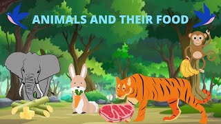 Learn Animals and Their Food  Preschool Learning [upl. by Eziechiele931]