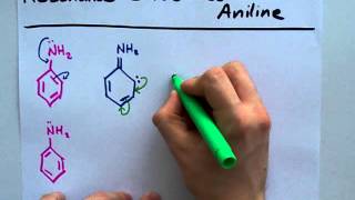 Resonance Structures of Aniline [upl. by Bihas646]