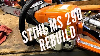 Stihl MS 290 Top End Rebuild [upl. by Lennox346]