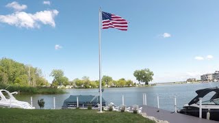 25 Foot Flag Pole Installation  HowTo Vlog  Timelapses [upl. by Aleehs392]