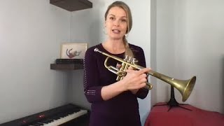 Bria Skonberg Educational Video 5 Trumpet Warm Up Techniques for Beginners [upl. by Hoskinson]