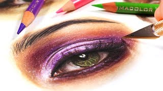 EASY TRICK FOR COLORED PENCIL DRAWINGS [upl. by Rebba178]