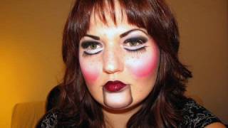 Ventriloquist Doll Makeup for Halloween [upl. by Carbrey]