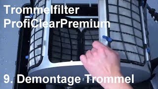 Trommelfilter Oase ProfiClear Premium  Filtertechnik Seminar Video 9  Demontage der Trommel [upl. by Sharpe]