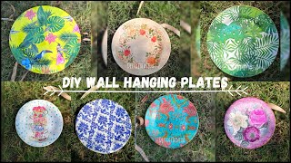 Diy decorative plates for wall hanging recycle old plates [upl. by Colligan271]