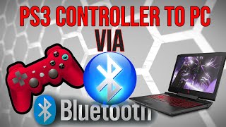 Connect PS3 controller to pc via Bluetooth wireless  VERY EASY [upl. by Ydisac984]