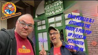 Dave Perillo and I visited the Paddy’s Pub Pop Up Event in Plymouth Meeting PA [upl. by Judus613]