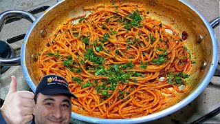 🍝 Spaghetti alla Profondo Rosso di Calabria 🌶 Pronti in 5 minuti [upl. by Weintrob]