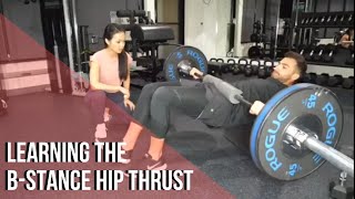 Learning the BStance Hip Thrust [upl. by Reece192]