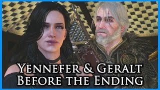 Witcher 3 Yennefers Last Romance Scene before the Ending [upl. by Esmaria570]